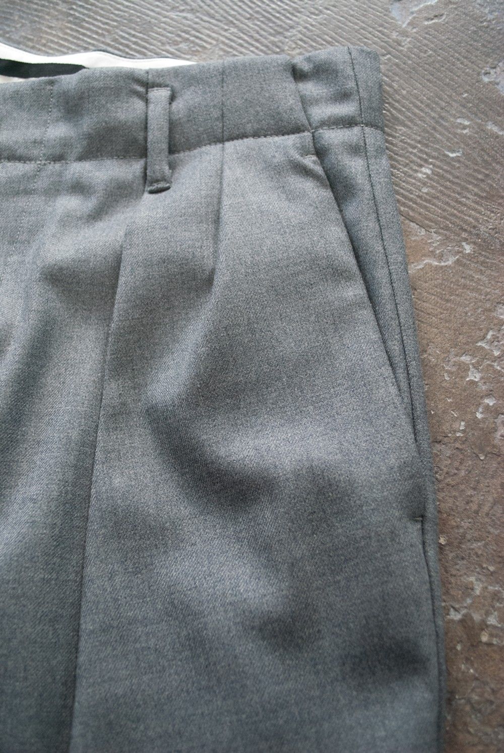 【ラスト1点】【レディースサイズ】【16AW】Milled Wool Double Tuck Pants【ユニセックス】