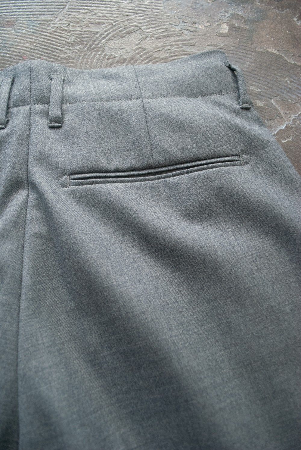 【ラスト1点】【レディースサイズ】【16AW】Milled Wool Double Tuck Pants【ユニセックス】