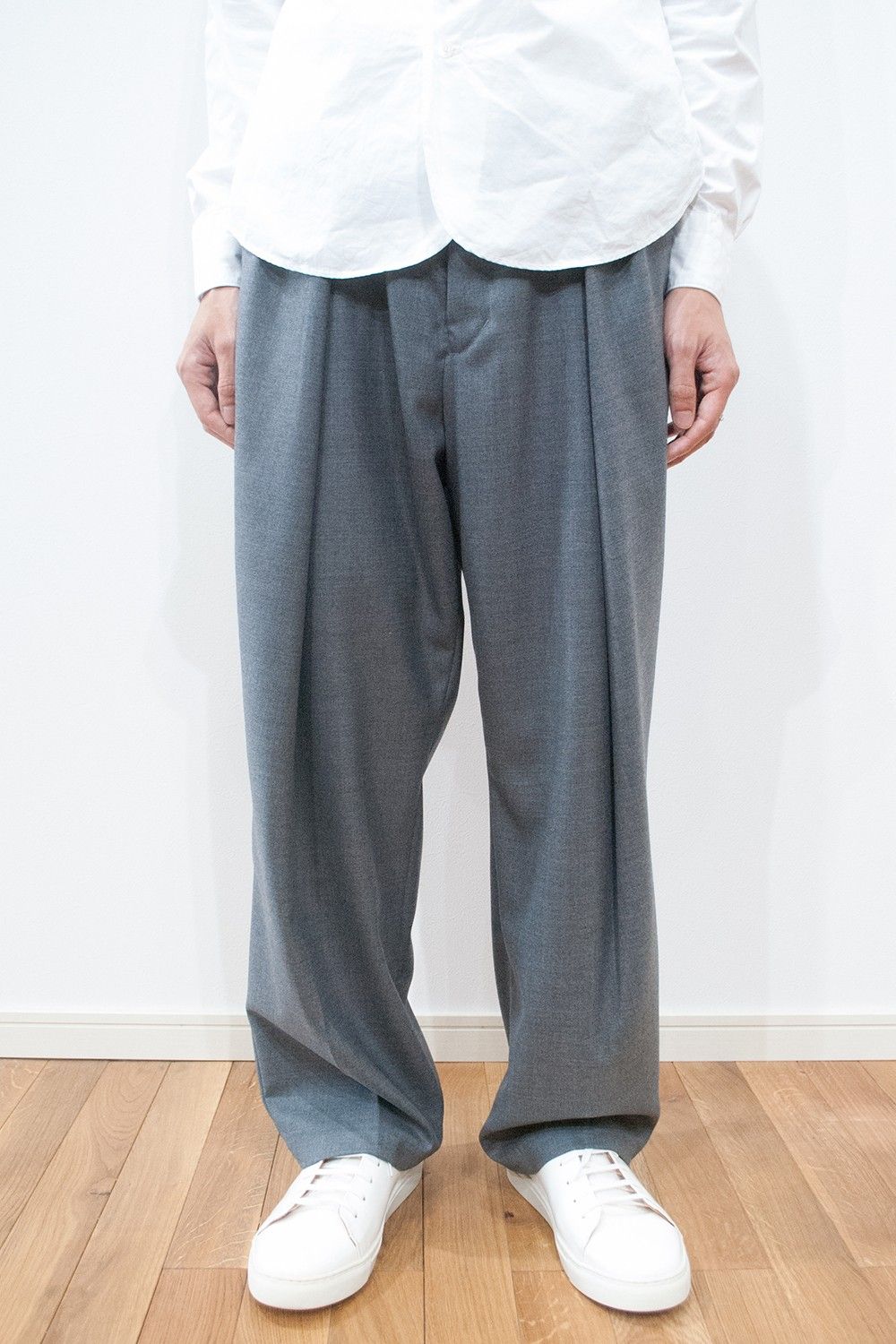 【ラスト1点】【レディースサイズ】【16AW】Milled Wool Double Tuck Pants【ユニセックス】