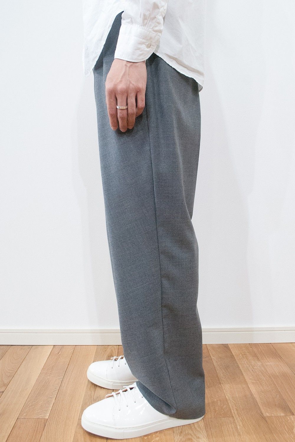 【ラスト1点】【レディースサイズ】【16AW】Milled Wool Double Tuck Pants【ユニセックス】