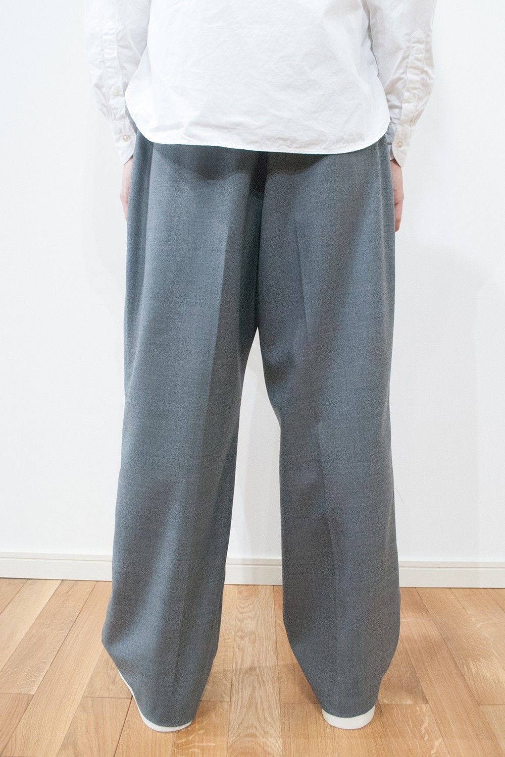 【ラスト1点】【レディースサイズ】【16AW】Milled Wool Double Tuck Pants【ユニセックス】