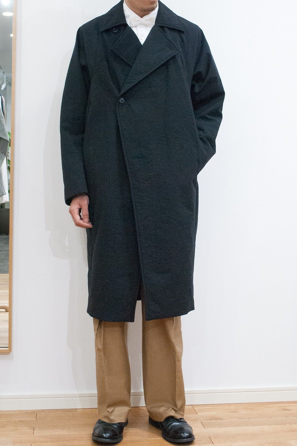 【ラスト1点】【16AW】VINTAGE NY OX PADDED COAT(BLACK)【ユニセックス】