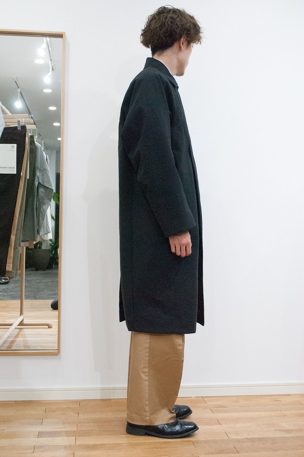 【ラスト1点】【16AW】VINTAGE NY OX PADDED COAT(BLACK)【ユニセックス】