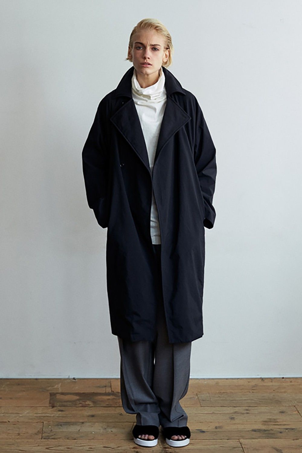 【ラスト1点】【16AW】VINTAGE NY OX PADDED COAT(BLACK)【ユニセックス】