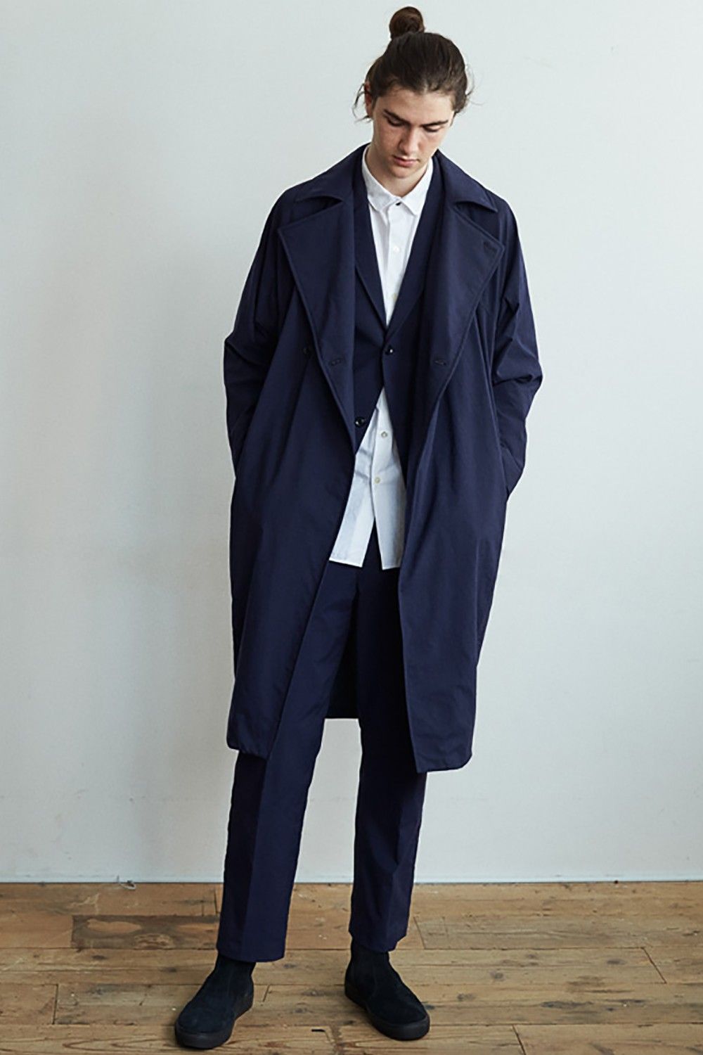 【16AW】VINTAGE NY OX PADDED COAT(NAVY)【ユニセックス】