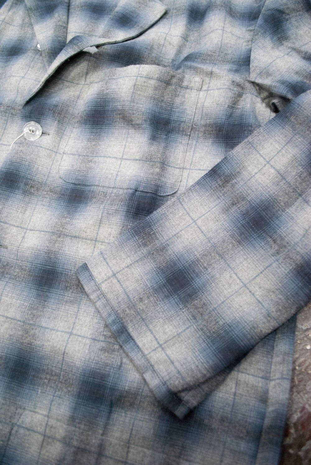 【ラスト1点】"day long"pajama(NAVY Ombre Check)【セットアップ】【ユニセックス】