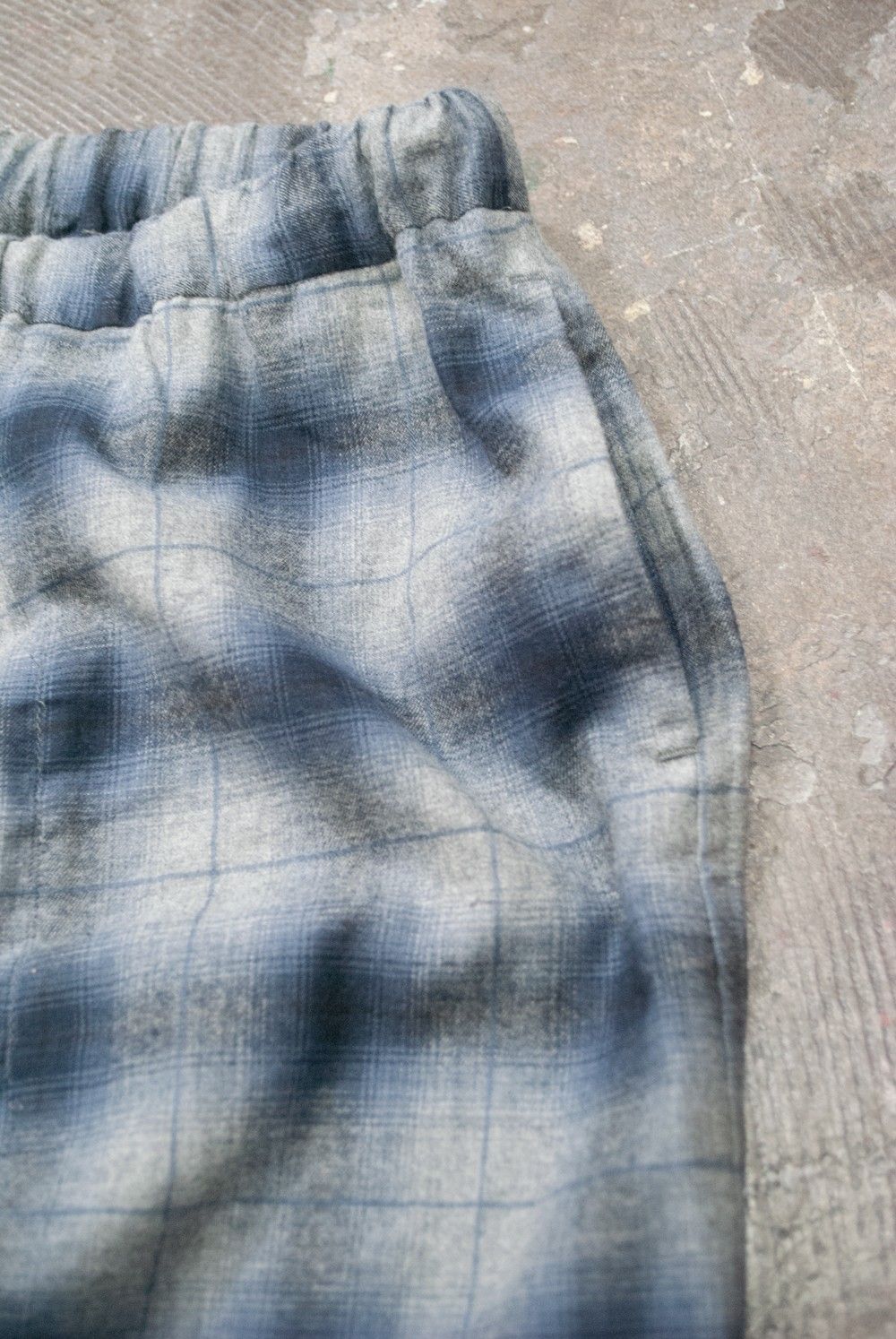 【ラスト1点】"day long"pajama(NAVY Ombre Check)【セットアップ】【ユニセックス】