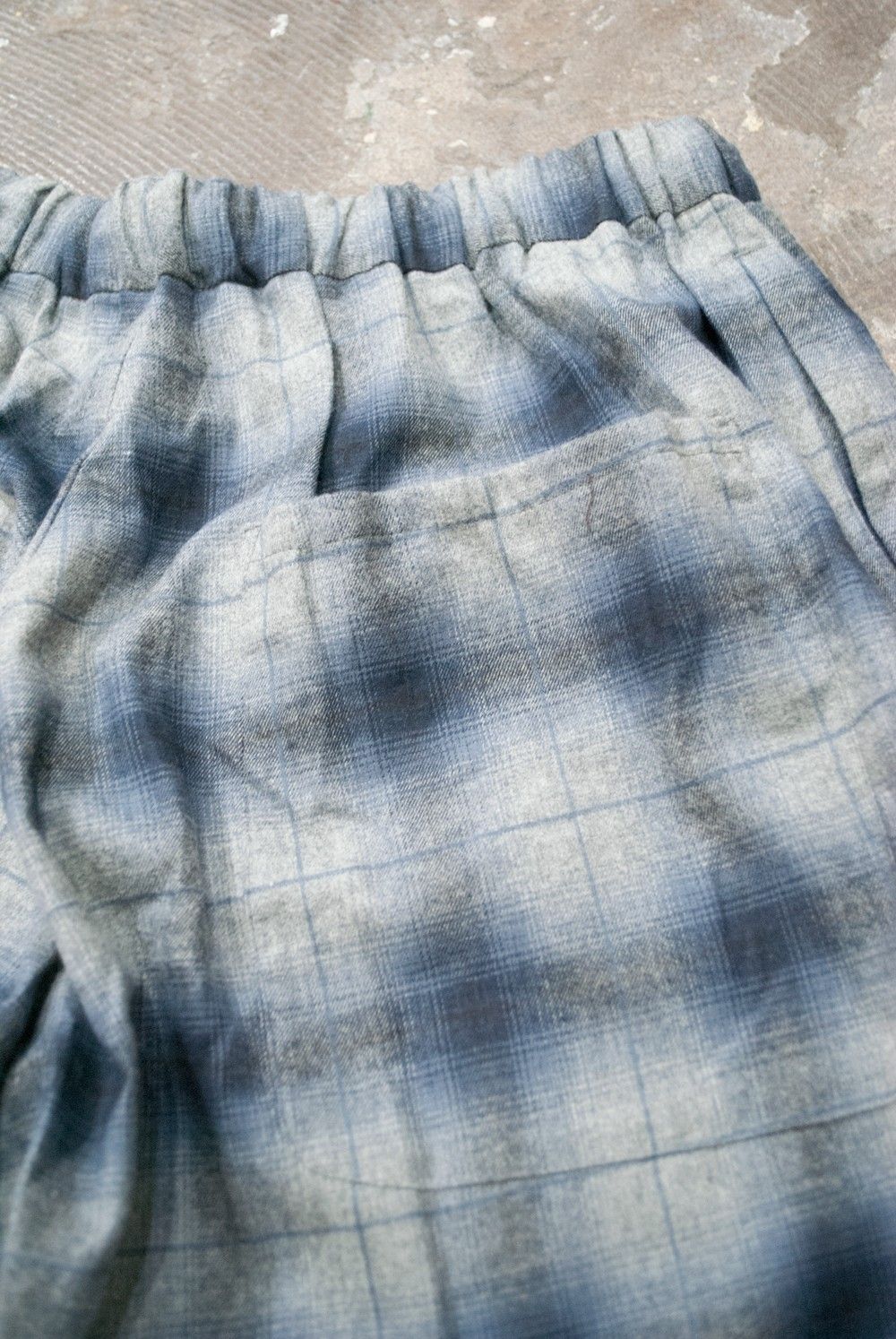 【ラスト1点】"day long"pajama(NAVY Ombre Check)【セットアップ】【ユニセックス】