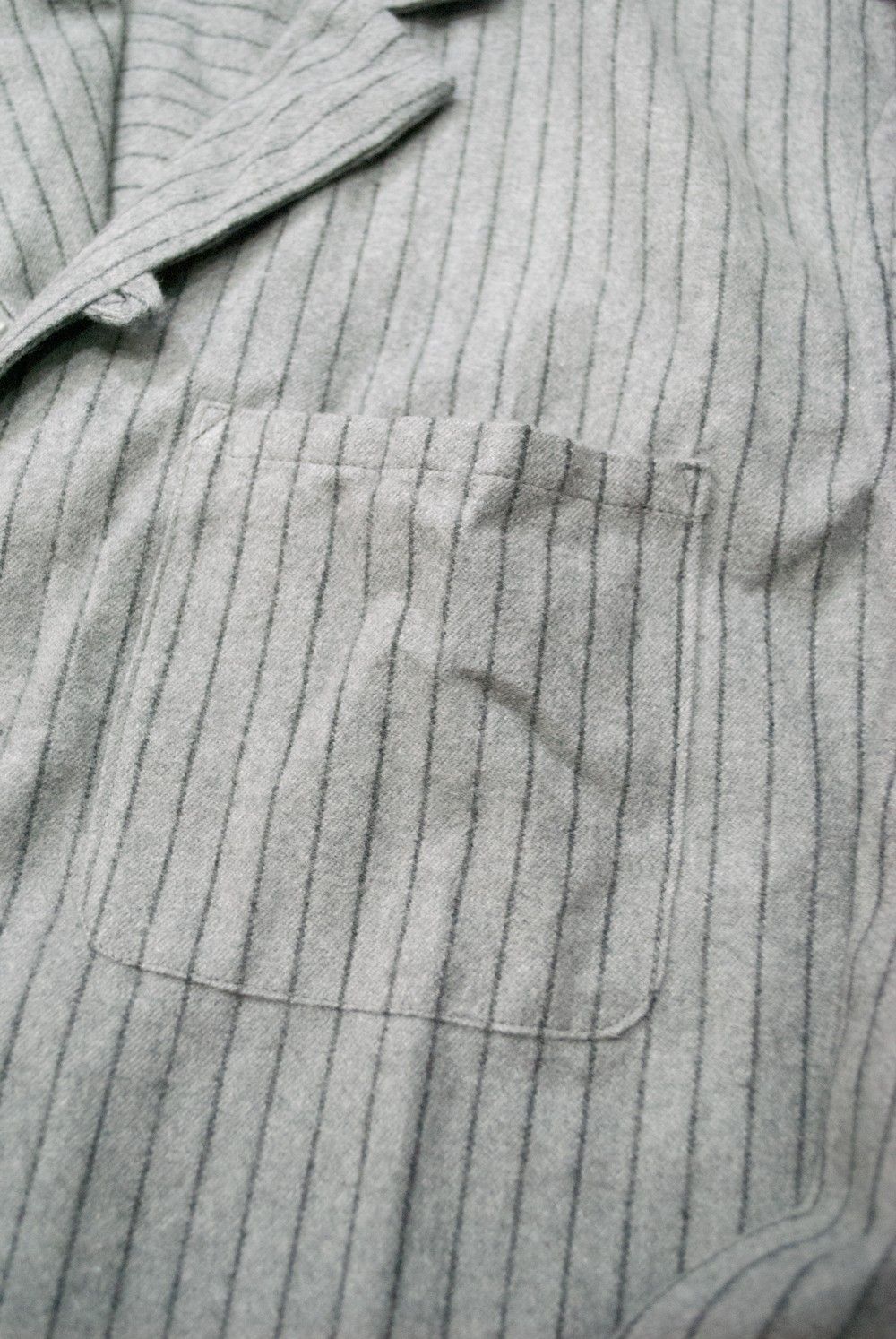 【ラスト1点】"day long"pajama(GRAY Shaggy Stripe)【セットアップ】【ユニセックス】