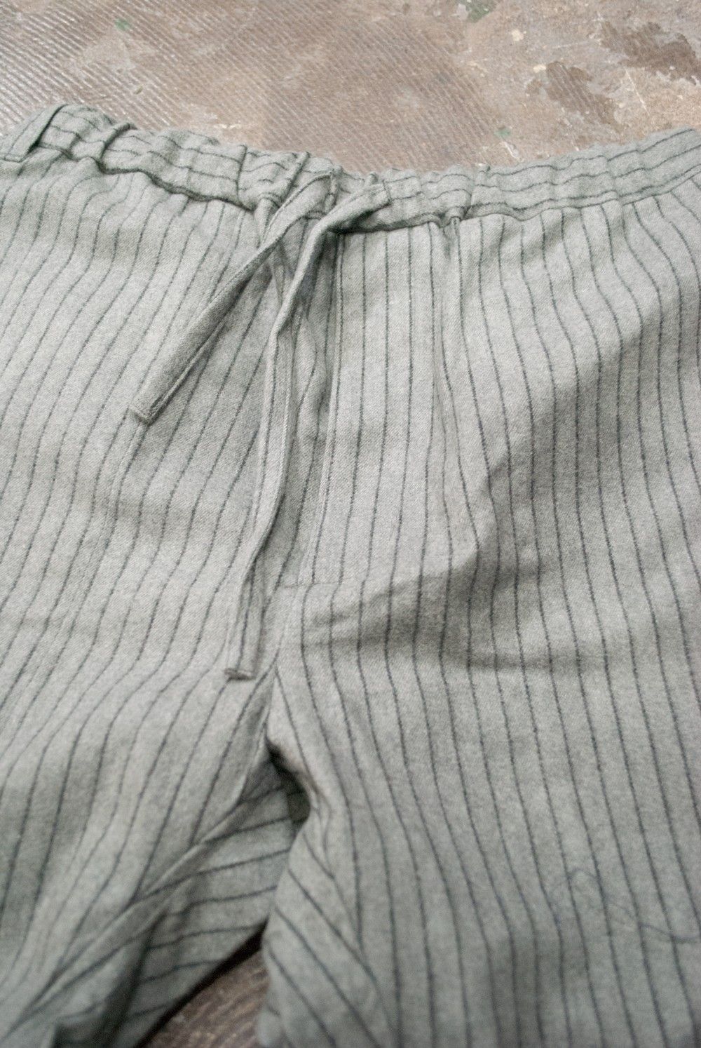 【ラスト1点】"day long"pajama(GRAY Shaggy Stripe)【セットアップ】【ユニセックス】