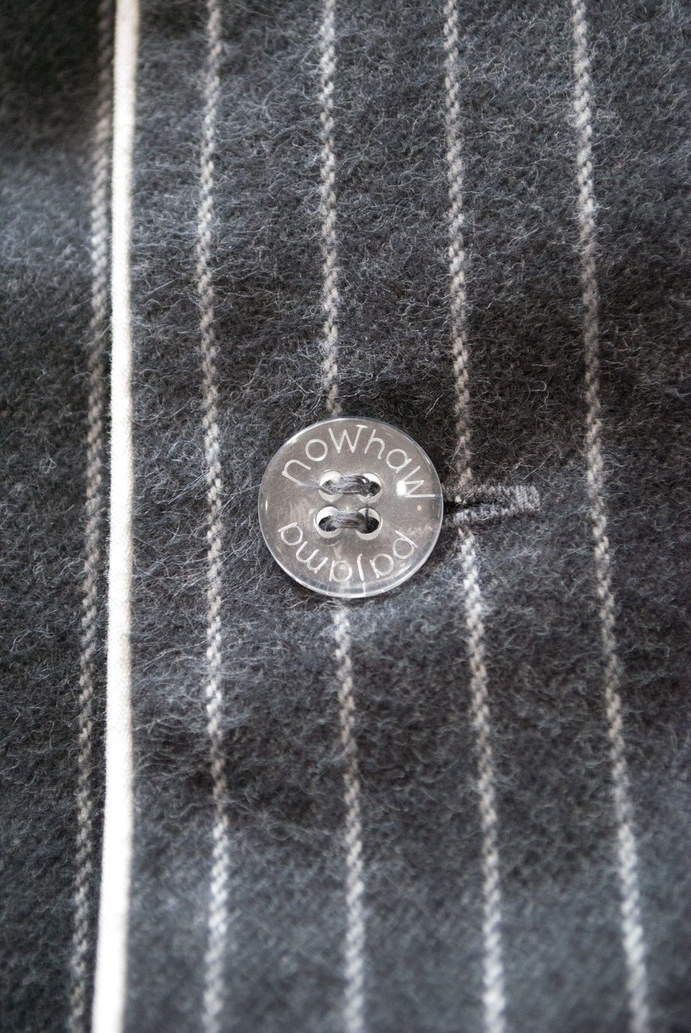 "rib me"pajama(CHARCOAL Shaggy Stripe)【セットアップ】【ユニセックス】