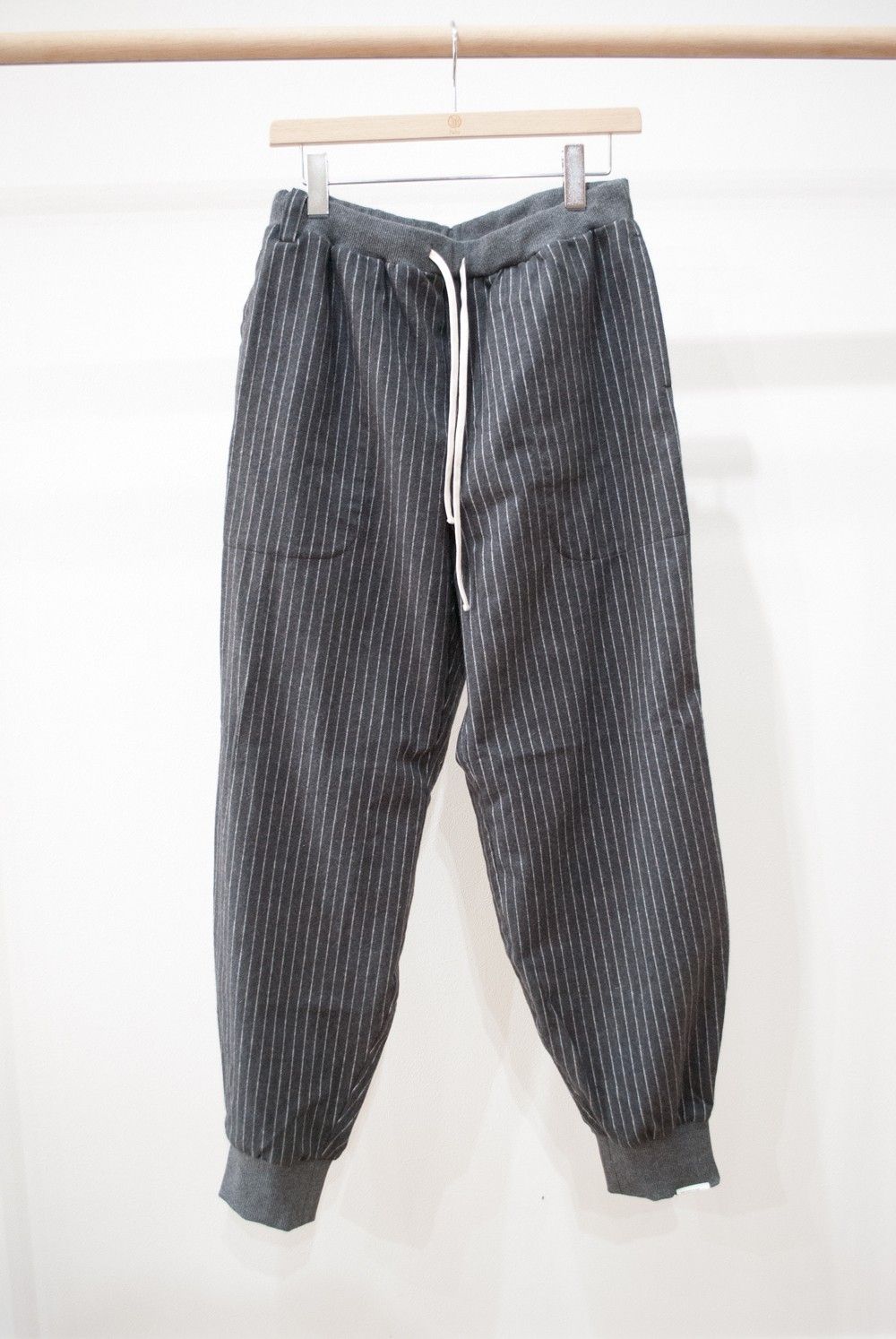 "rib me"pajama(CHARCOAL Shaggy Stripe)【セットアップ】【ユニセックス】