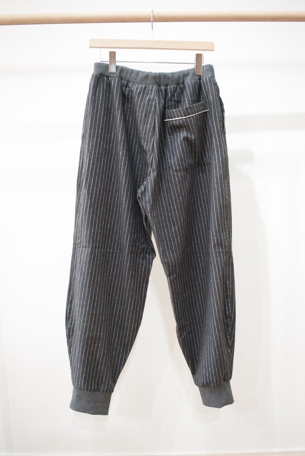 "rib me"pajama(CHARCOAL Shaggy Stripe)【セットアップ】【ユニセックス】