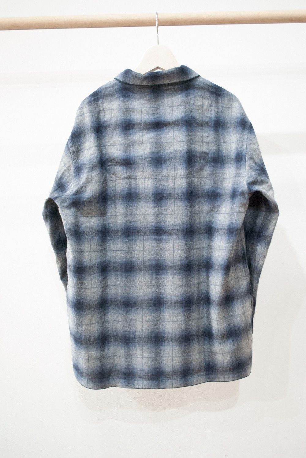 【ラスト1点】"rib me"pajama(NAVY Ombre Check)【セットアップ】【ユニセックス】