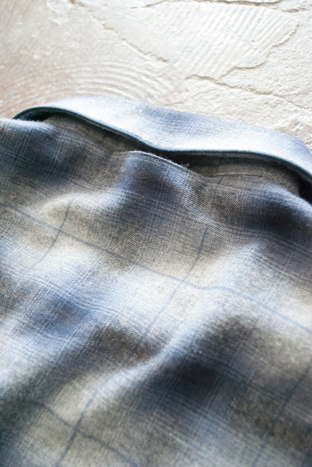 【ラスト1点】"rib me"pajama(NAVY Ombre Check)【セットアップ】【ユニセックス】
