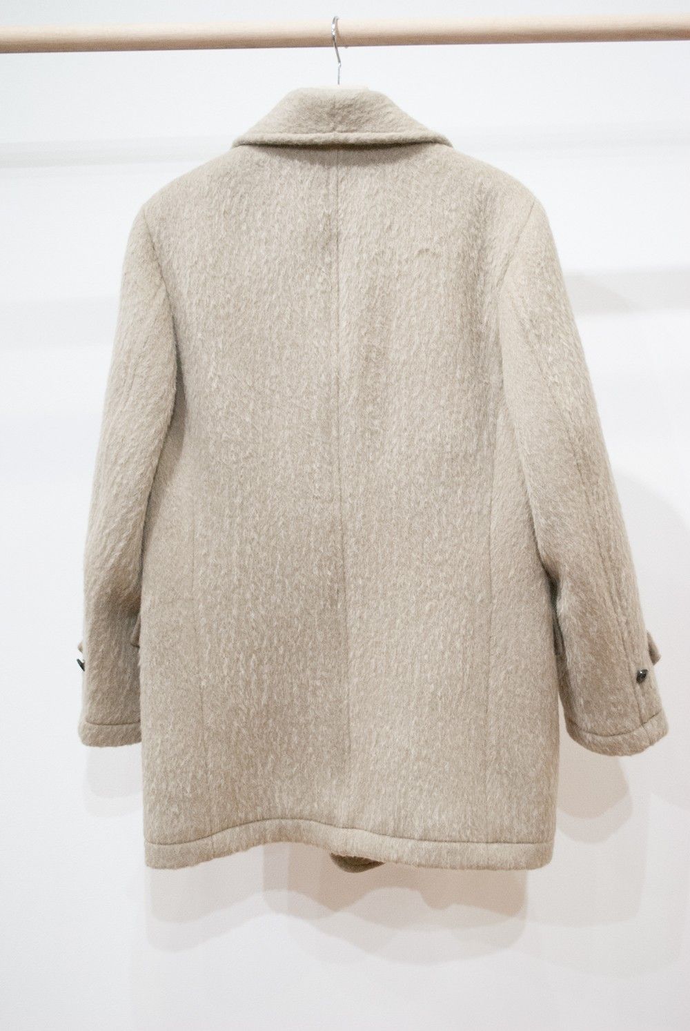 【ラスト1点】【16AW】ALPACA SHAGGY SHAWL COLLAR COAT(BEIGE)
