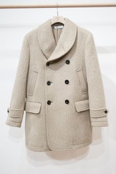 【ラスト1点】【16AW】ALPACA SHAGGY SHAWL COLLAR COAT(BEIGE)