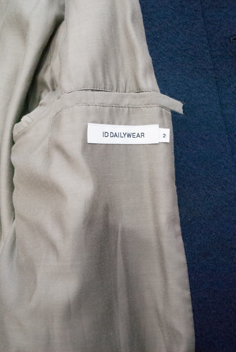 【16AW】WOOL BALMACAAN COAT(NAVY)