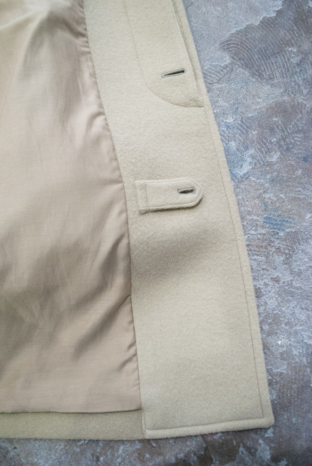 【ラスト1点】【16AW】WOOL BALMACAAN COAT(BEIGE)