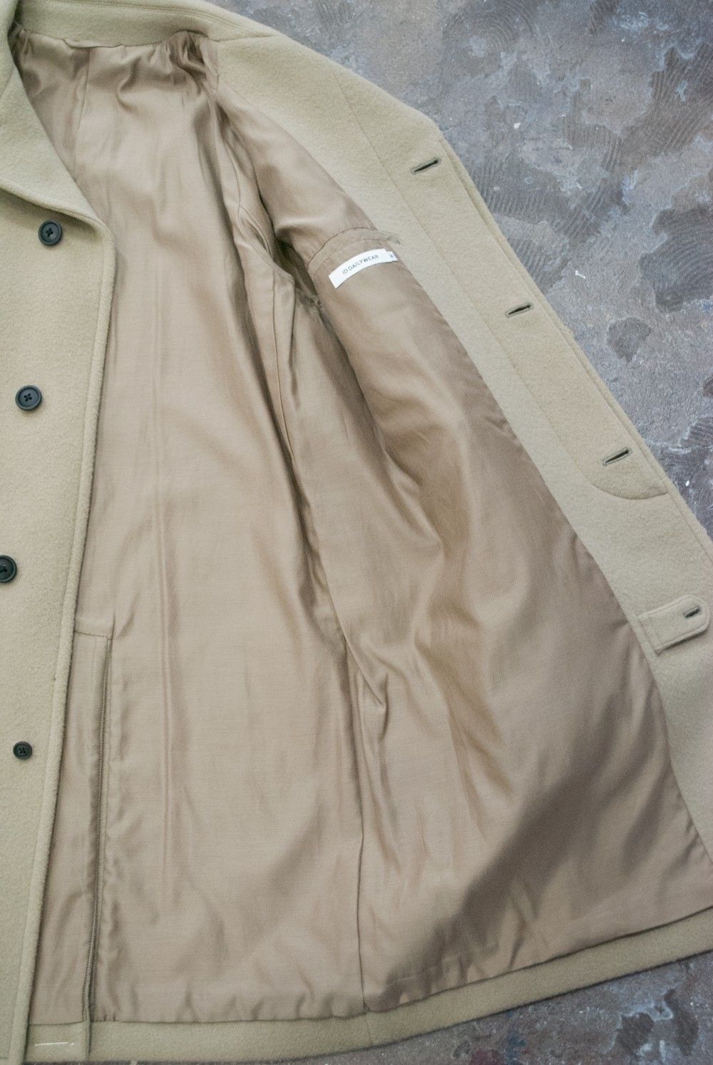 【ラスト1点】【16AW】WOOL BALMACAAN COAT(BEIGE)