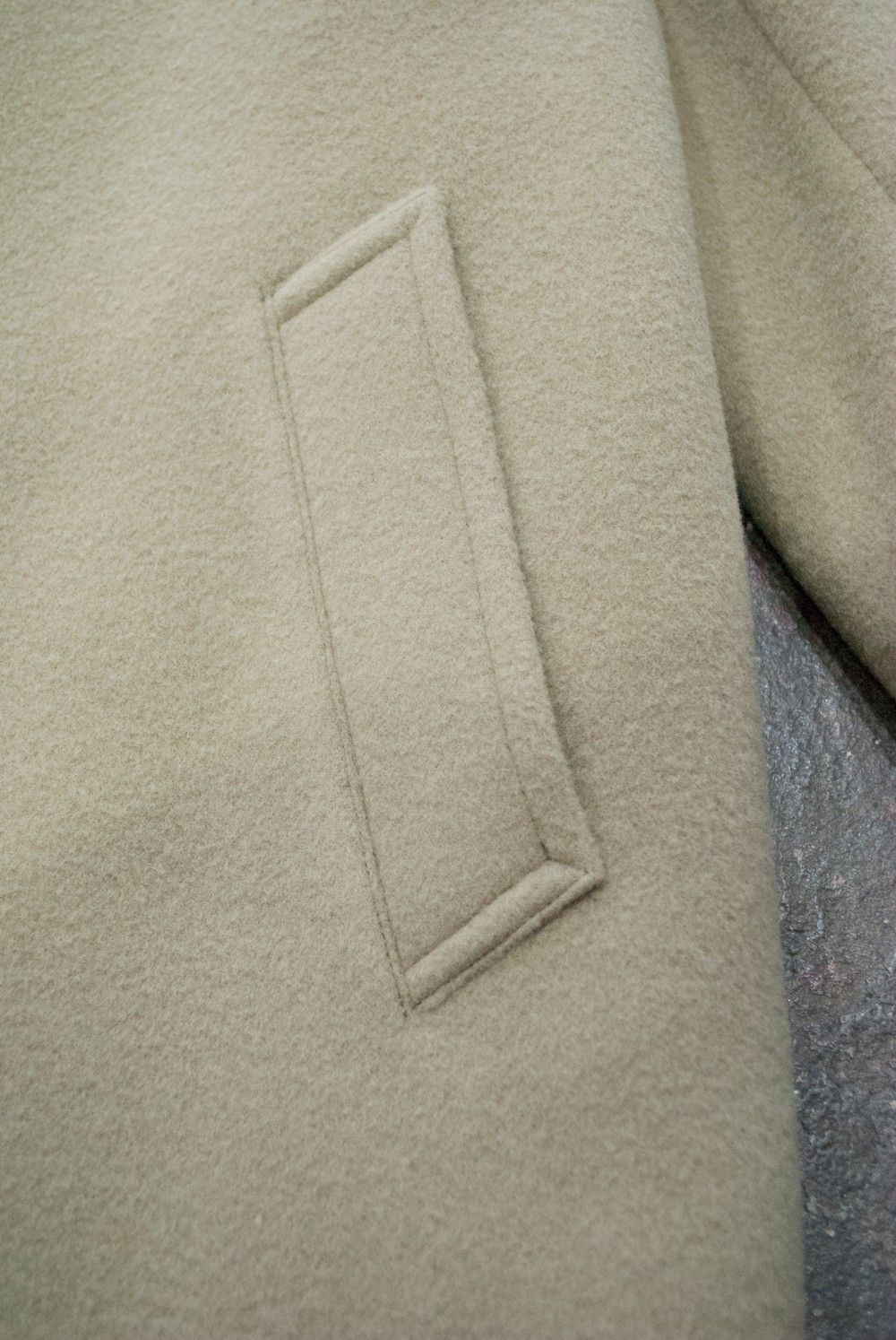 【ラスト1点】【16AW】WOOL BALMACAAN COAT(BEIGE)
