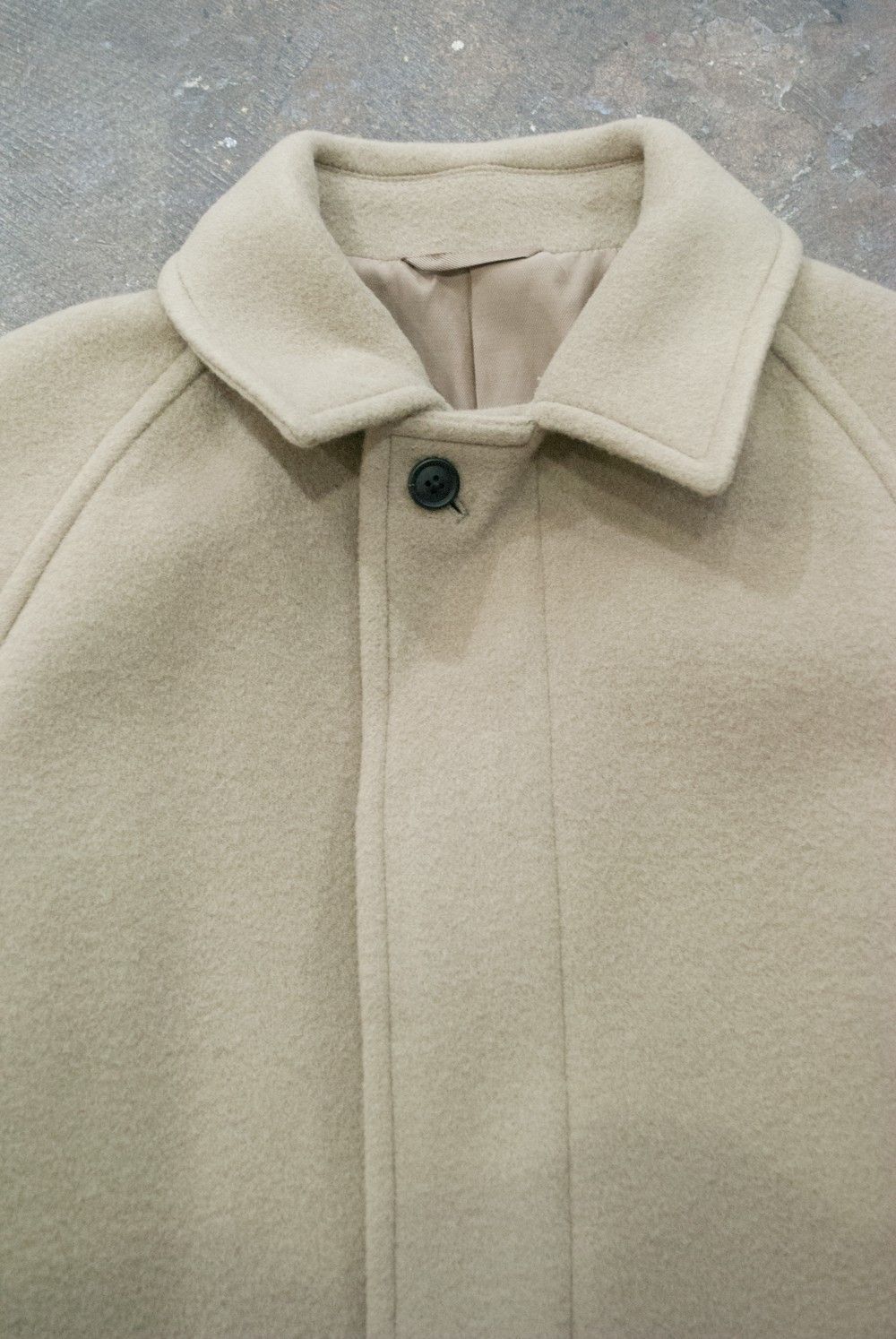 【ラスト1点】【16AW】WOOL BALMACAAN COAT(BEIGE)