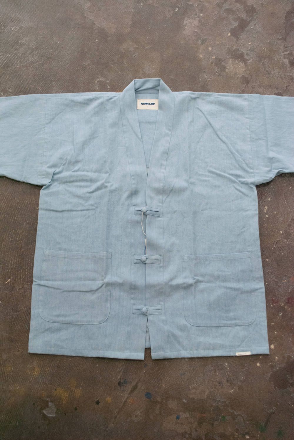 【定番人気】"oriental"pajama(BLEACH DENIM)【ユニセックス】【セットアップ】
