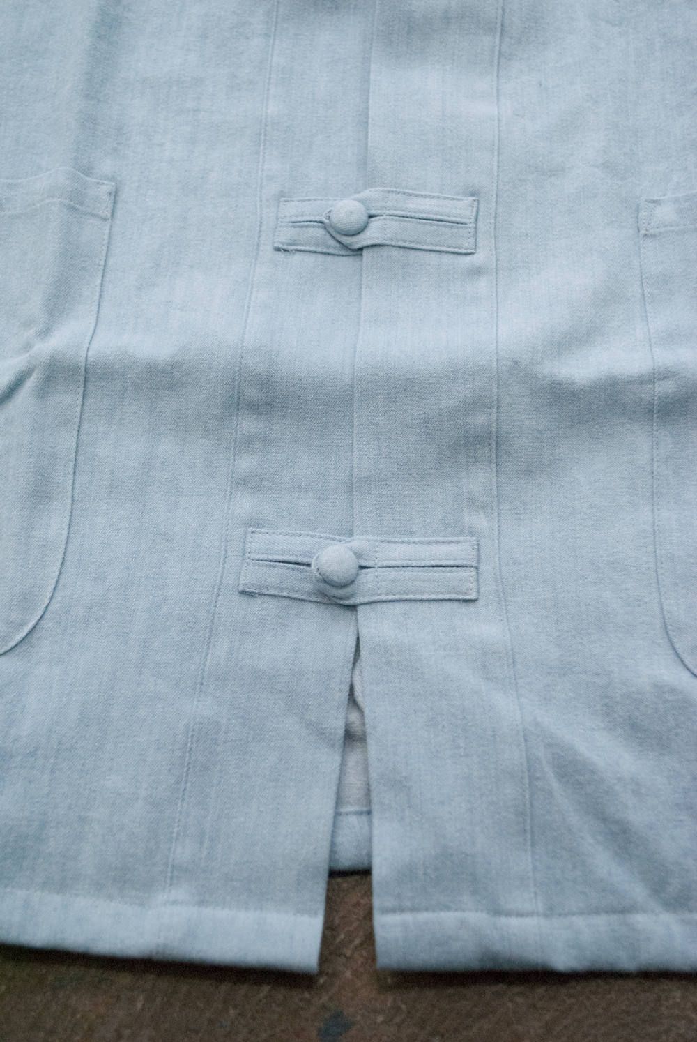 【定番人気】"oriental"pajama(BLEACH DENIM)【ユニセックス】【セットアップ】
