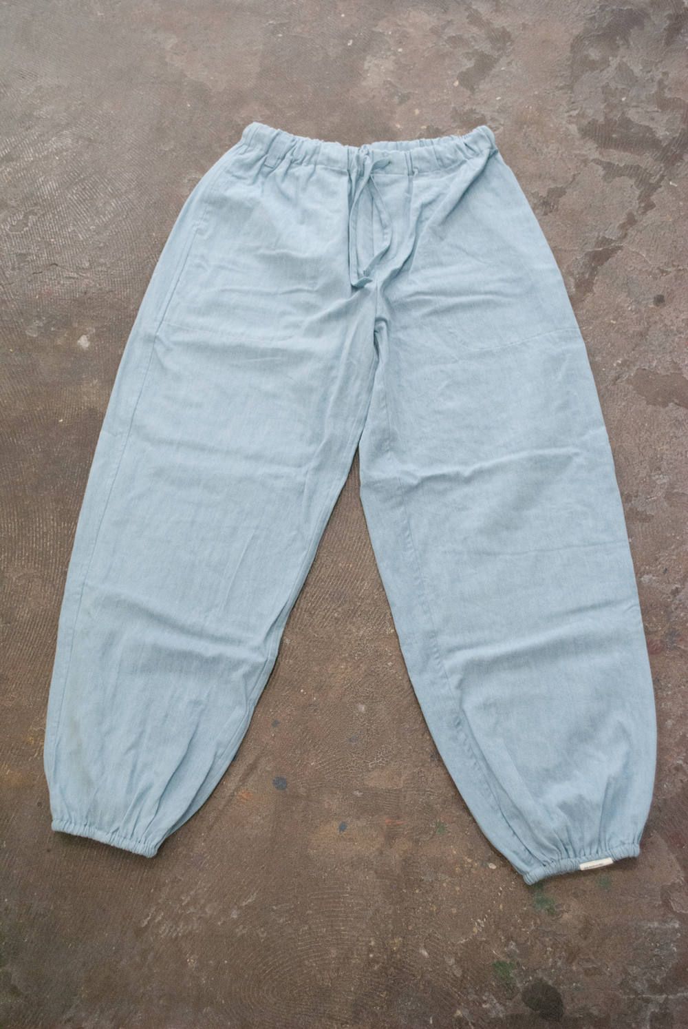 【定番人気】"oriental"pajama(BLEACH DENIM)【ユニセックス】【セットアップ】
