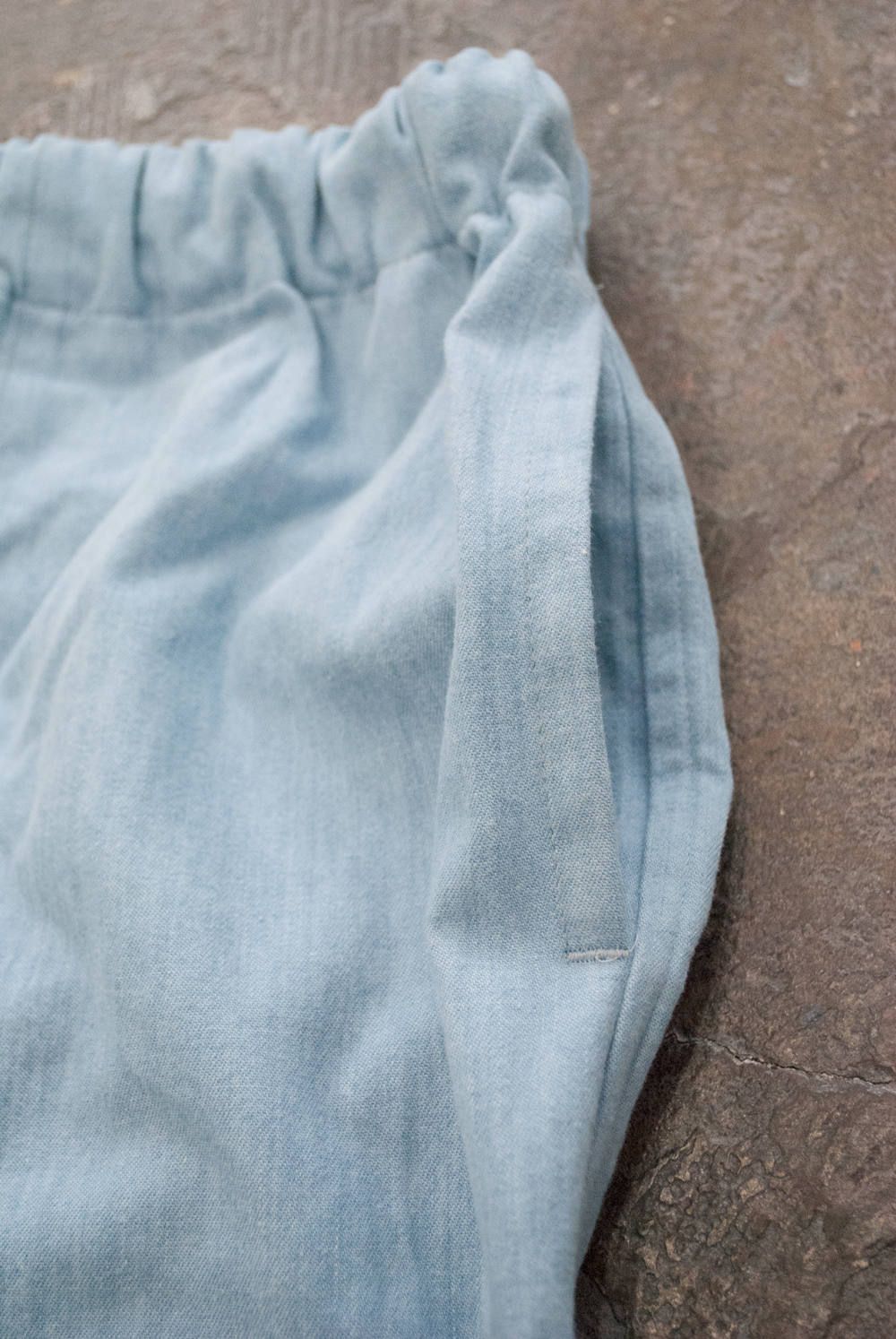 【定番人気】"oriental"pajama(BLEACH DENIM)【ユニセックス】【セットアップ】