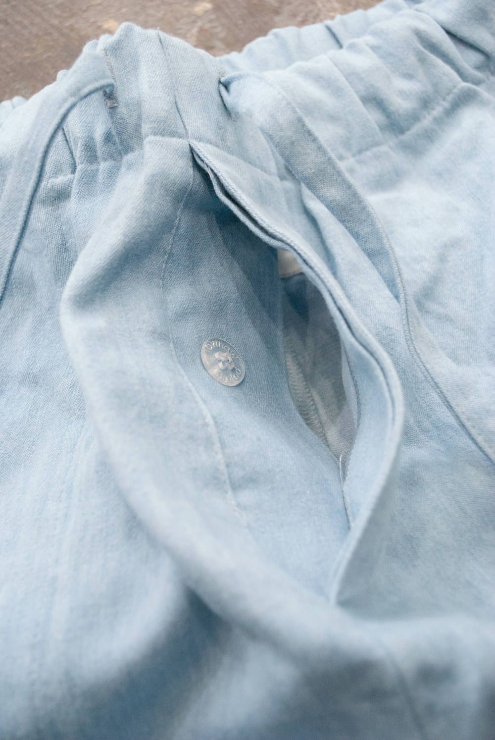 【定番人気】"oriental"pajama(BLEACH DENIM)【ユニセックス】【セットアップ】