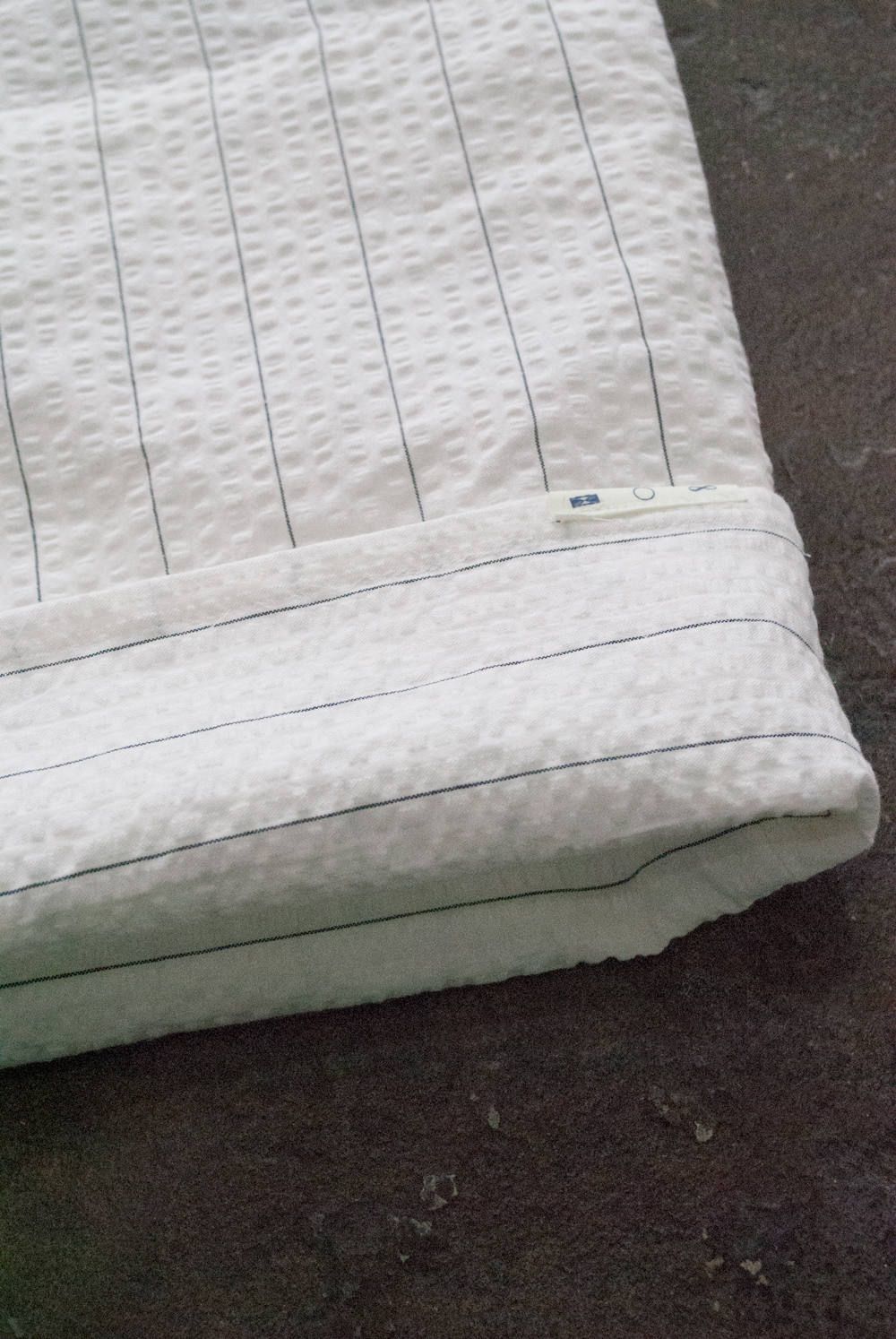 【ラスト1点】"day"pajama seer sucker(WHITE×NAVY)【ユニセックス】【セットアップ】