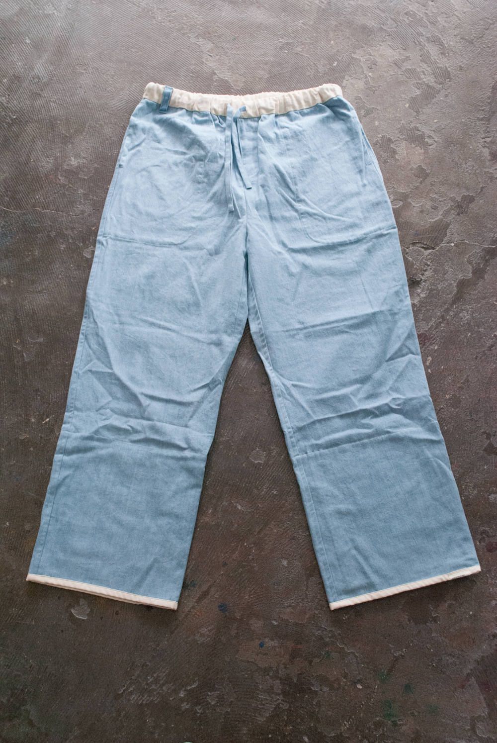 【ラスト1点】【定番人気】"day"pajama(BLEACH DENIM)【ユニセックス】【セットアップ】