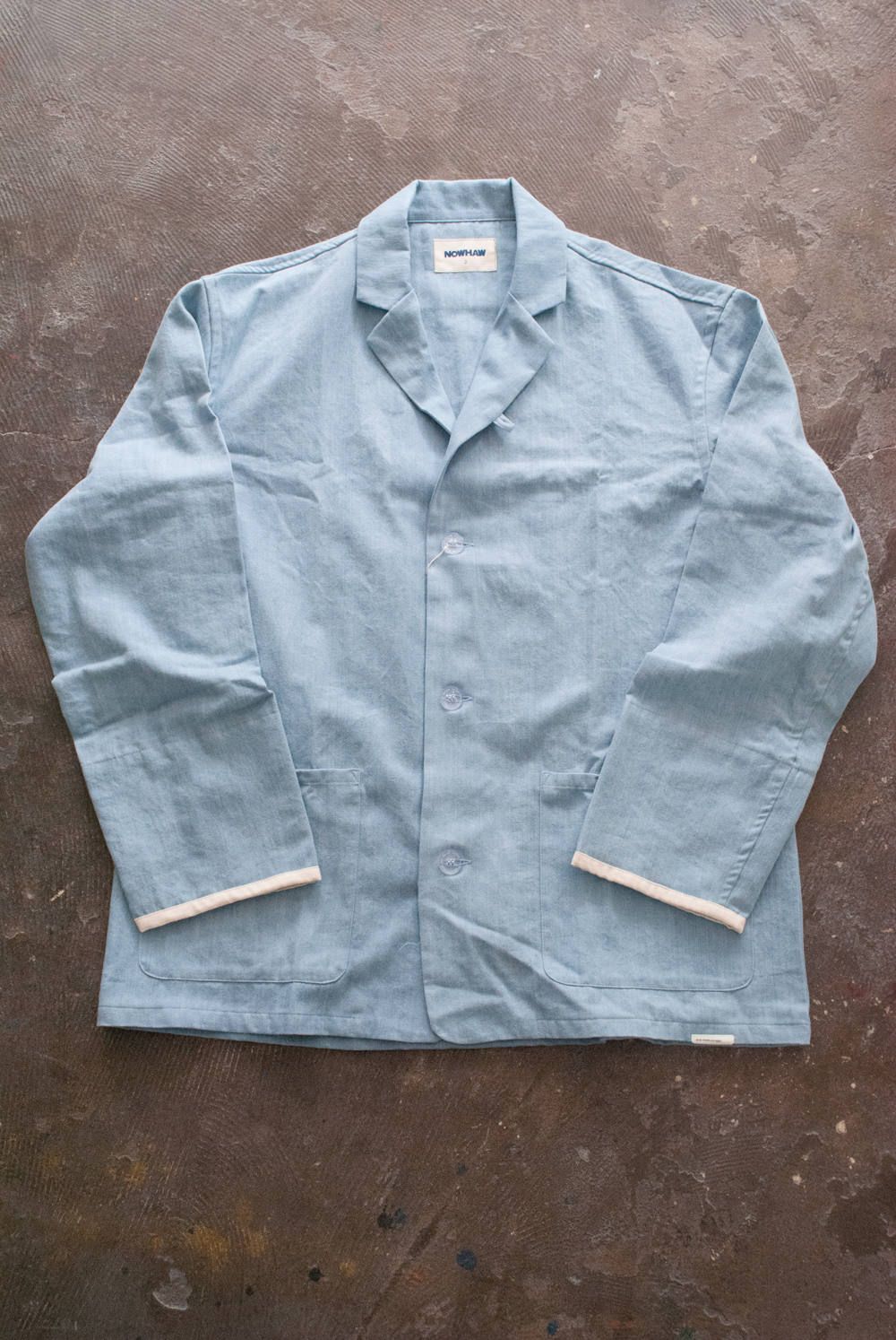 【ラスト1点】【定番人気】"day"pajama(BLEACH DENIM)【ユニセックス】【セットアップ】