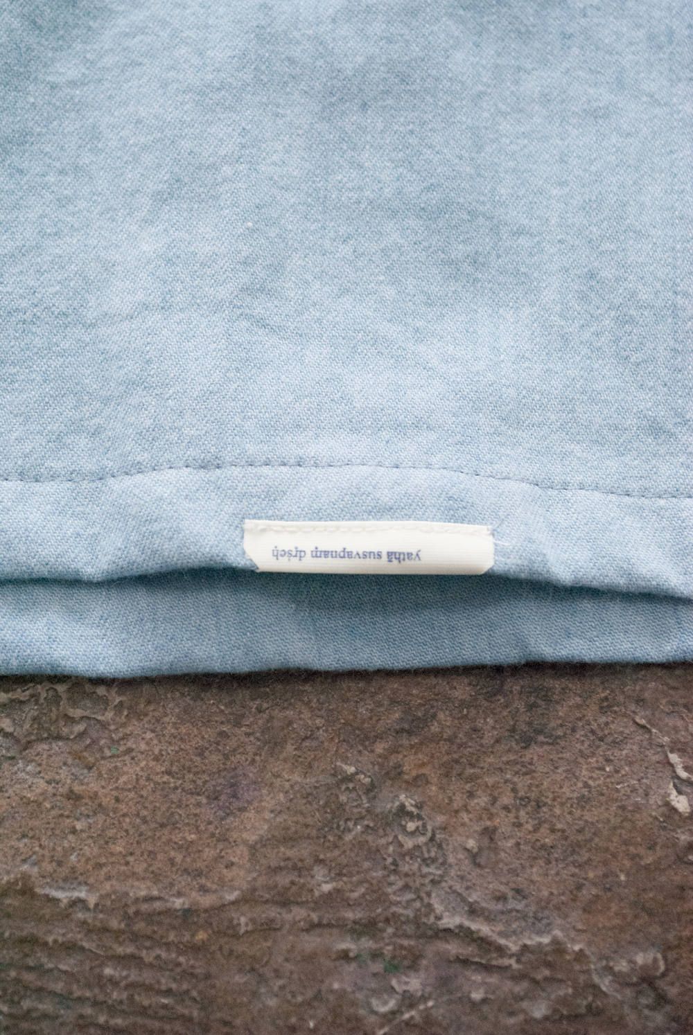 【ラスト1点】【定番人気】"day long"pajama(BLEACH DENIM)【ユニセックス】【セットアップ】