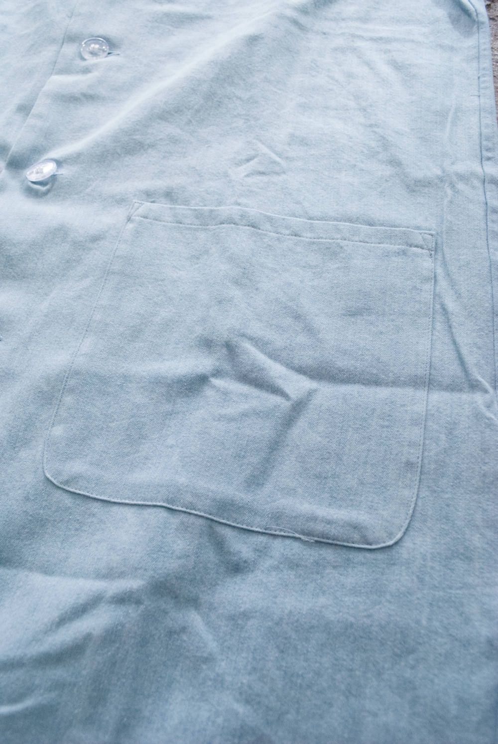 【ラスト1点】【定番人気】"day long"pajama(BLEACH DENIM)【ユニセックス】【セットアップ】