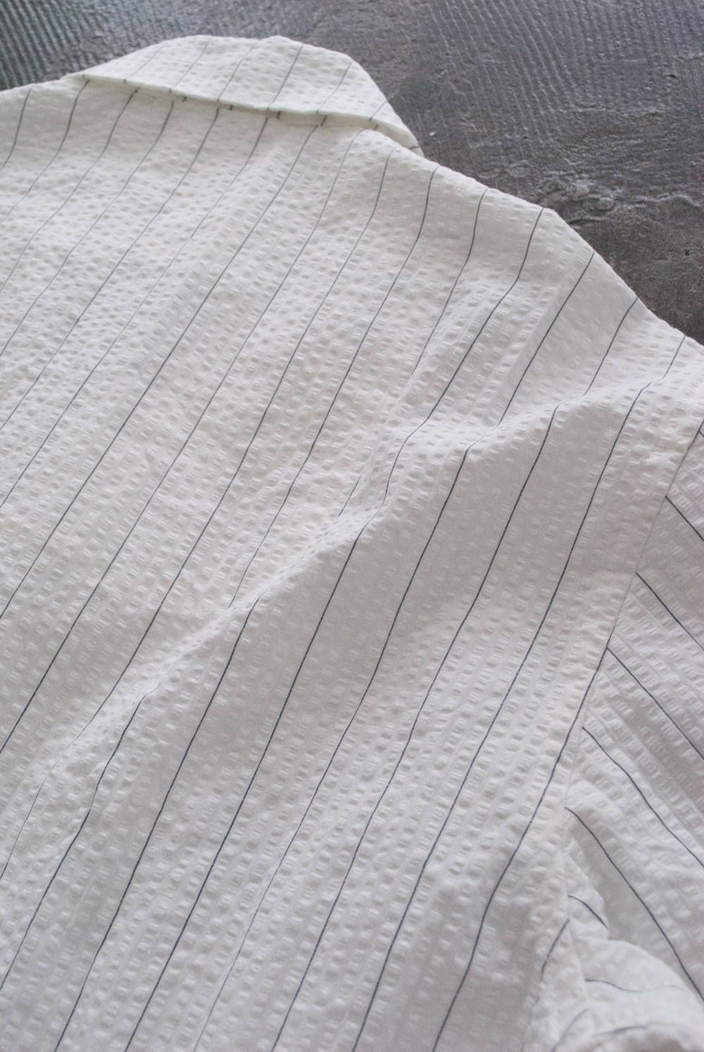 【ラスト1点】"day"pajama seer sucker(WHITE×NAVY)【ユニセックス】【セットアップ】