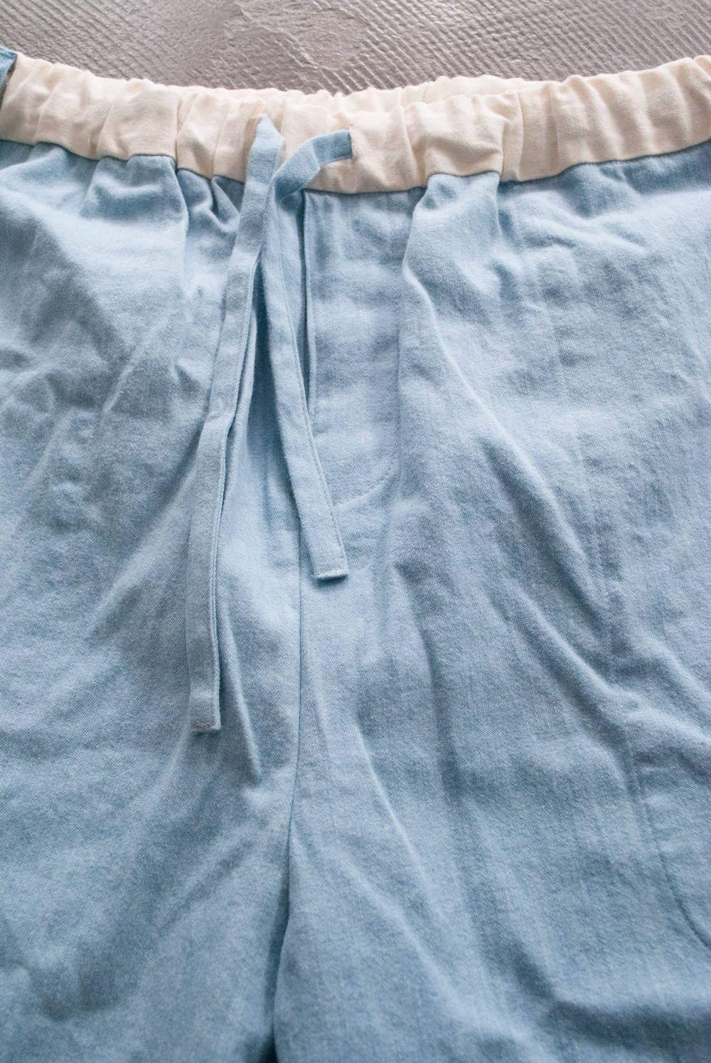 【ラスト1点】【定番人気】"day"pajama(BLEACH DENIM)【ユニセックス】【セットアップ】