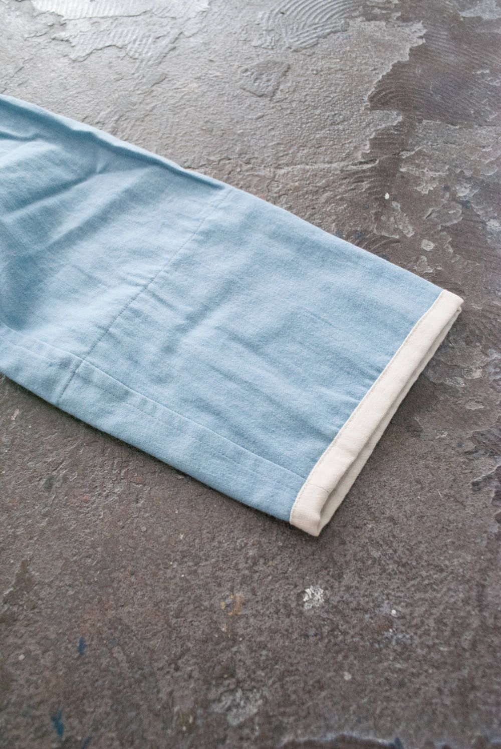 【ラスト1点】【定番人気】"day long"pajama(BLEACH DENIM)【ユニセックス】【セットアップ】