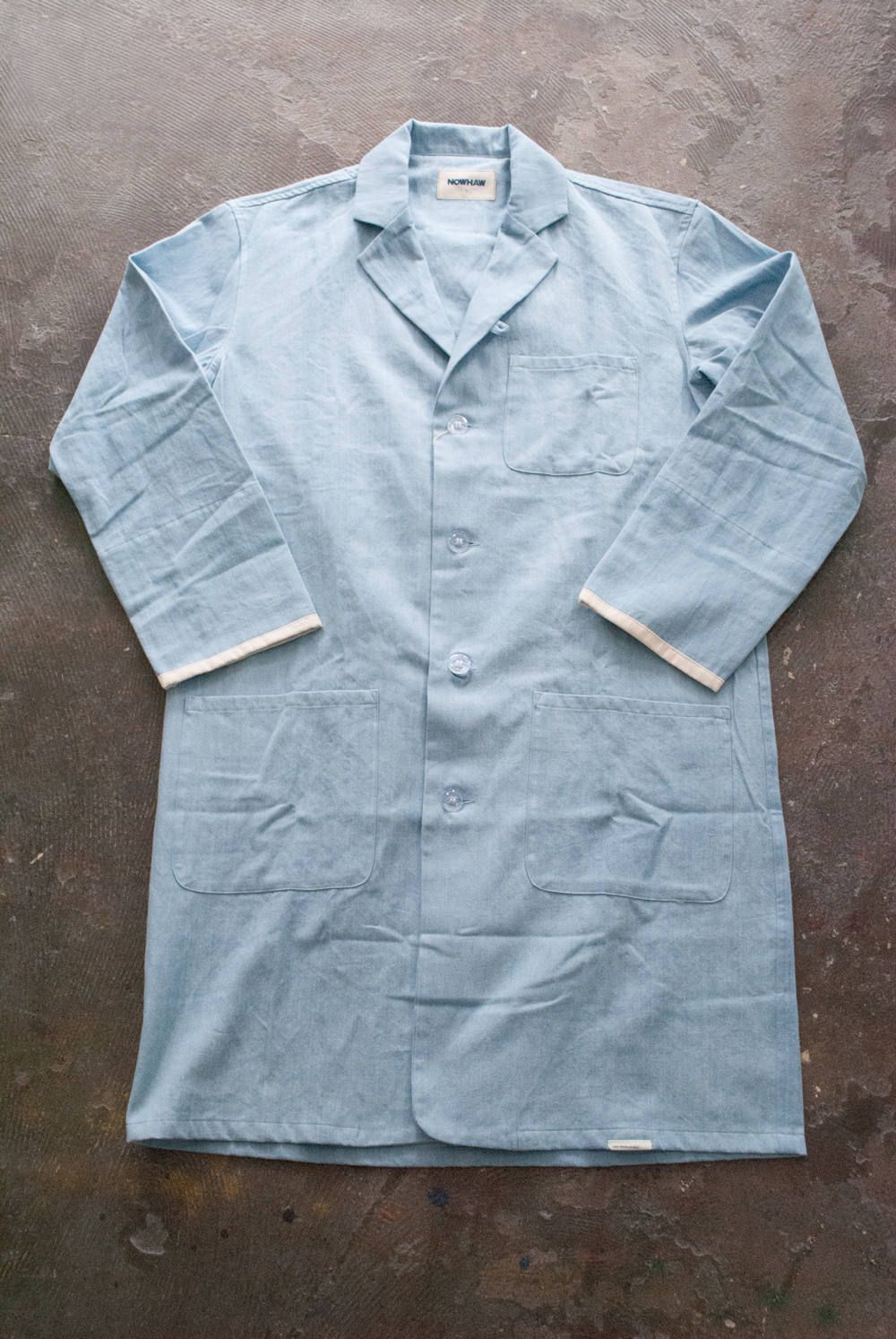 【ラスト1点】【定番人気】"day long"pajama(BLEACH DENIM)【ユニセックス】【セットアップ】