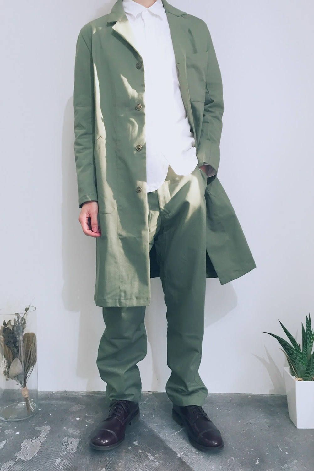 【ラスト1点】【17AW】Work Coat(OLIVE)