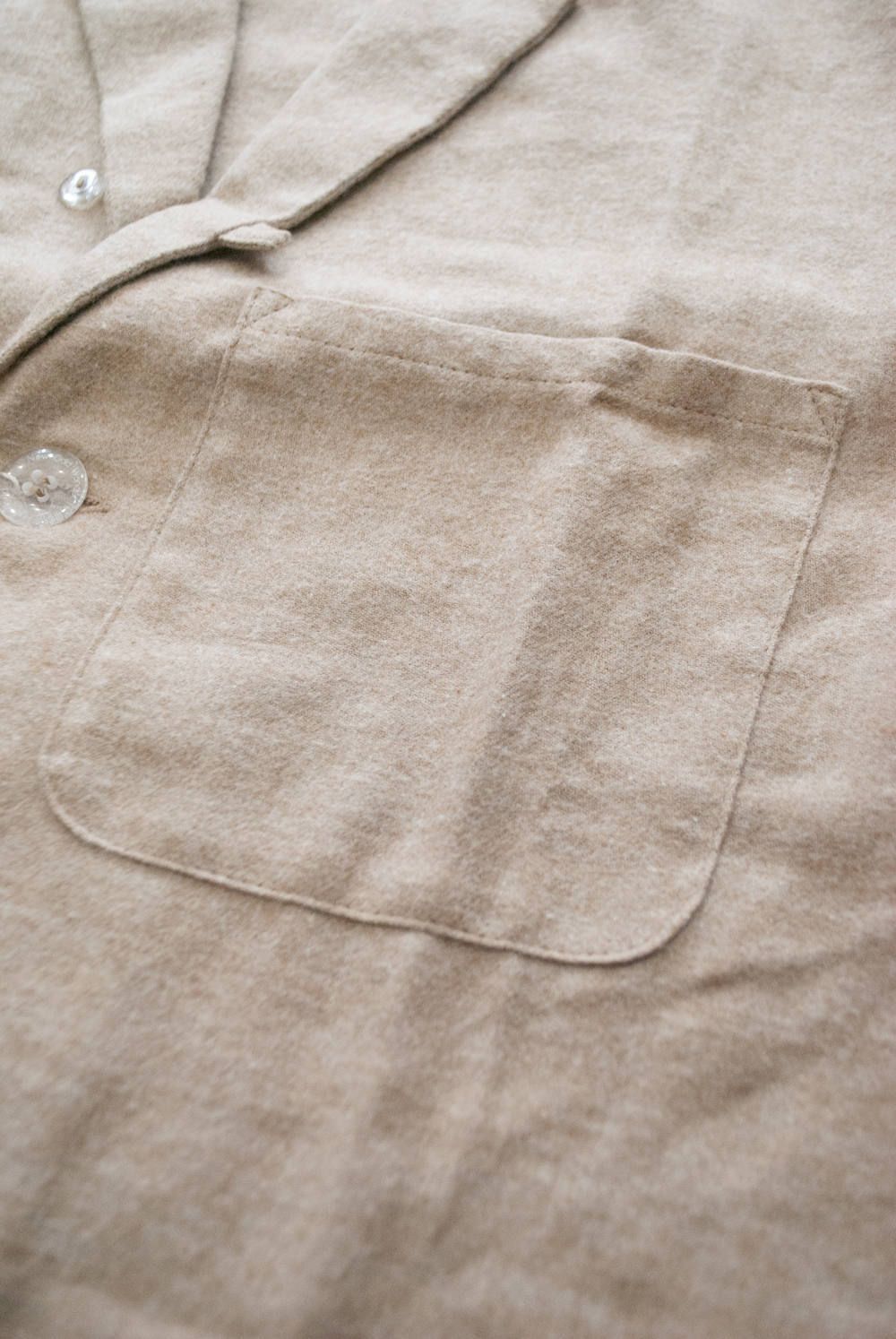 【ラスト1点】"day long"pajama(TOP糸 viyella BEIGE)