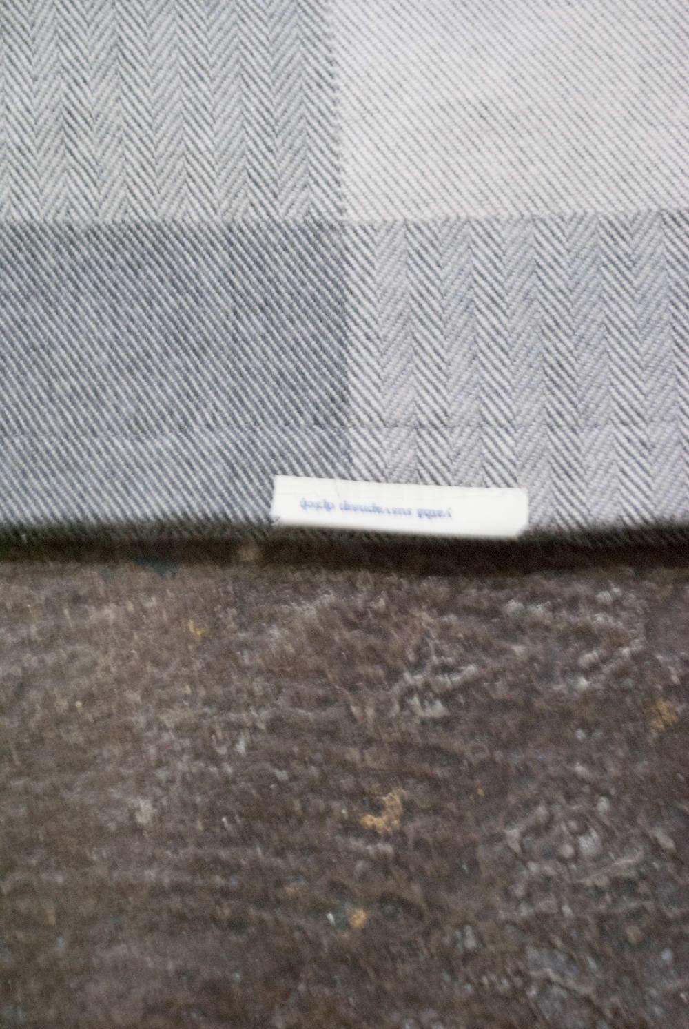 【ラスト1点】"day long"pajama(herringbone block check GRAY)
