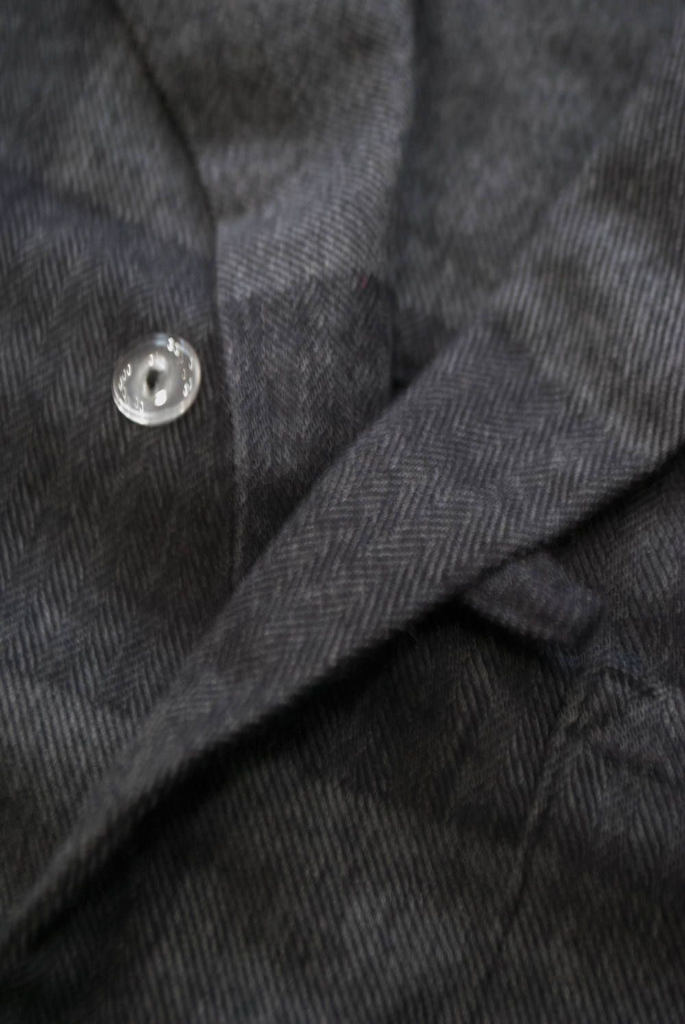 "day long"pajama(herringbone block check BLACK)