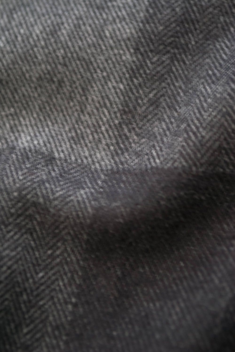 "day long"pajama(herringbone block check BLACK)