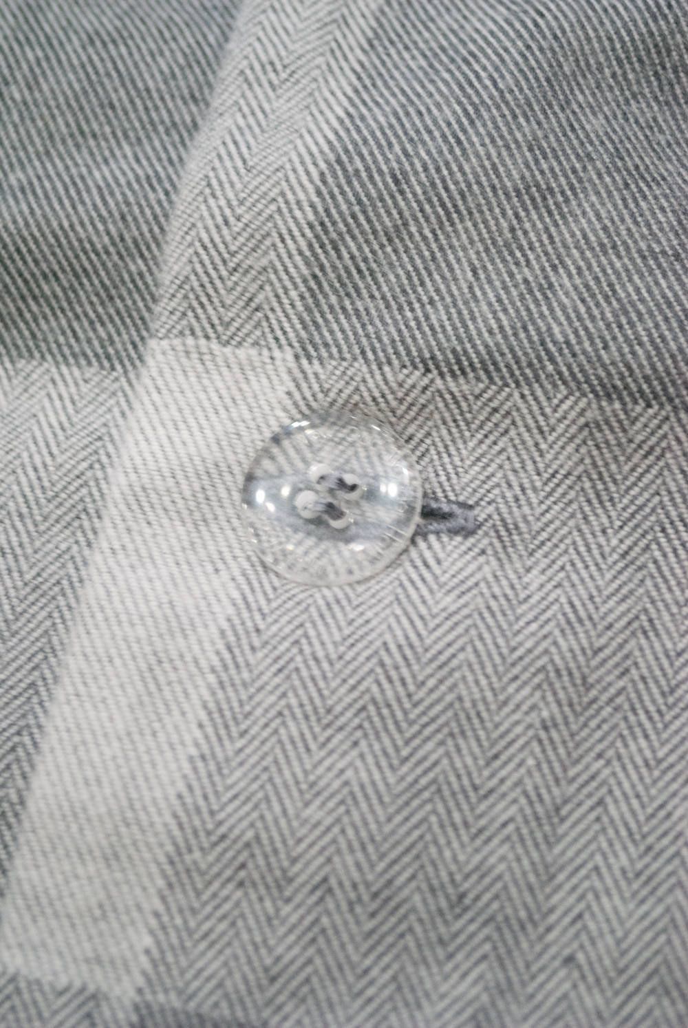 【ラスト1点】"day long"pajama(herringbone block check GRAY)