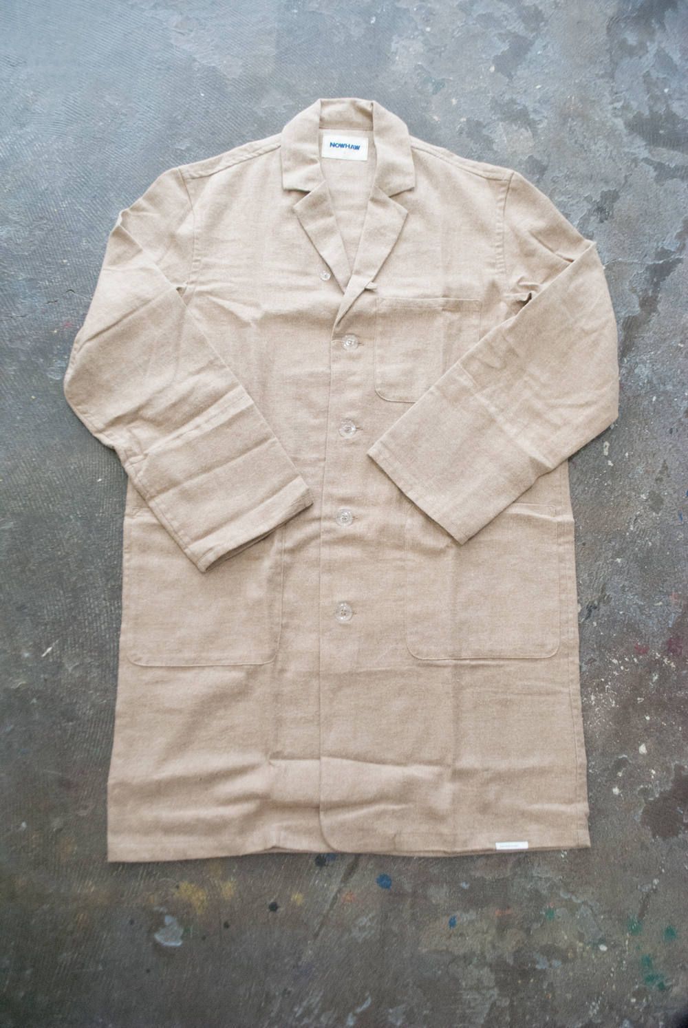 【ラスト1点】"day long"pajama(TOP糸 viyella BEIGE)