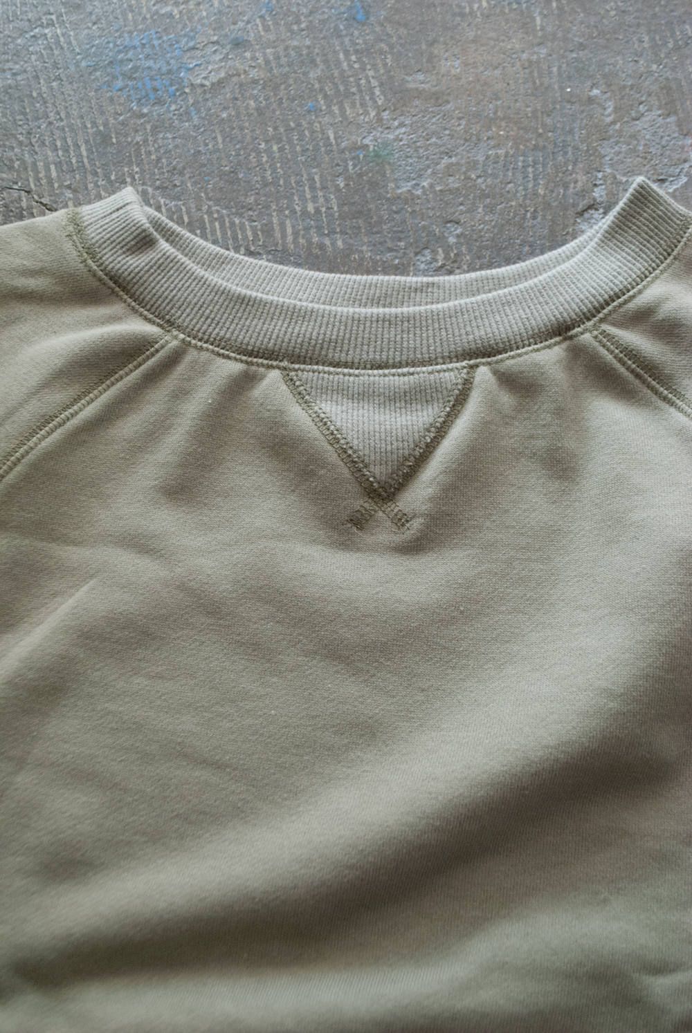 【ラスト1点】"military wok" sweat shirts 【ユニセックス】(OLIVE)