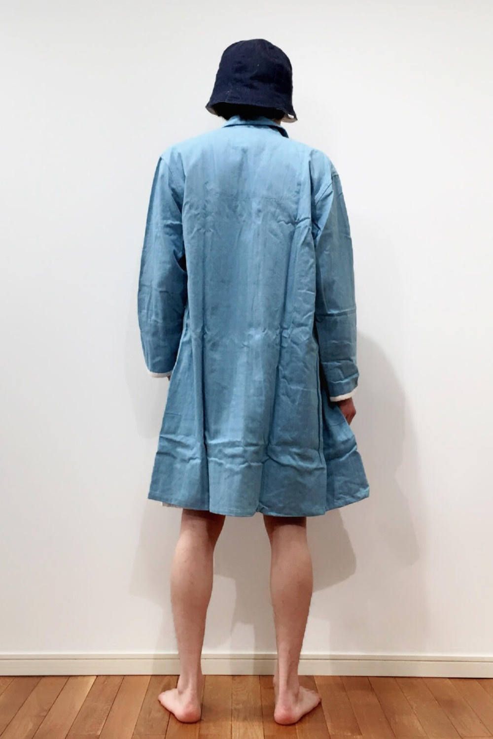【ラスト1点】【定番人気】"day long"pajama(BLEACH DENIM)【ユニセックス】【セットアップ】