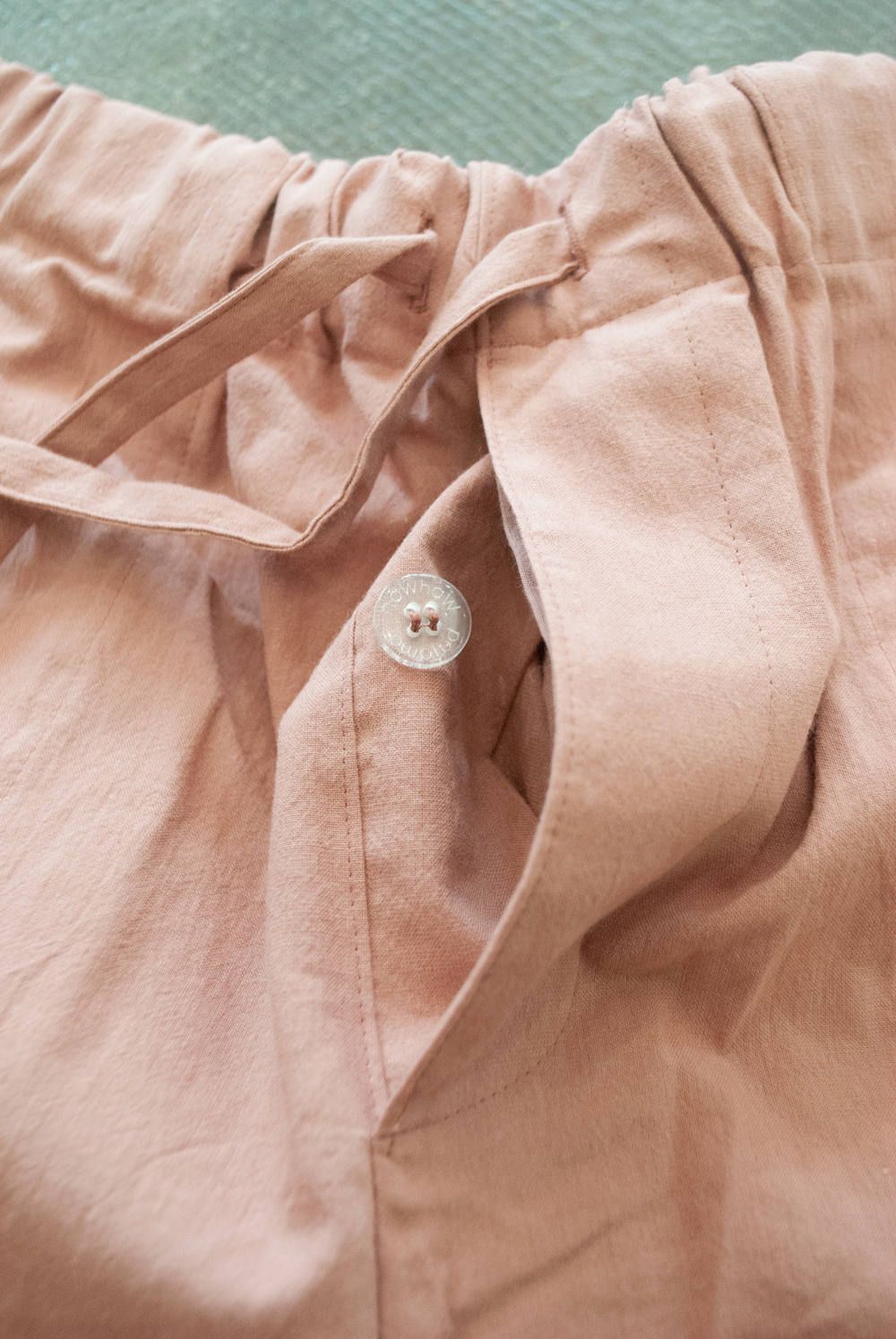 【ラスト1点】"shhh"pajama washed cotton/パジャマ(セットアップ)【ユニセックス】(MOSS PINK)